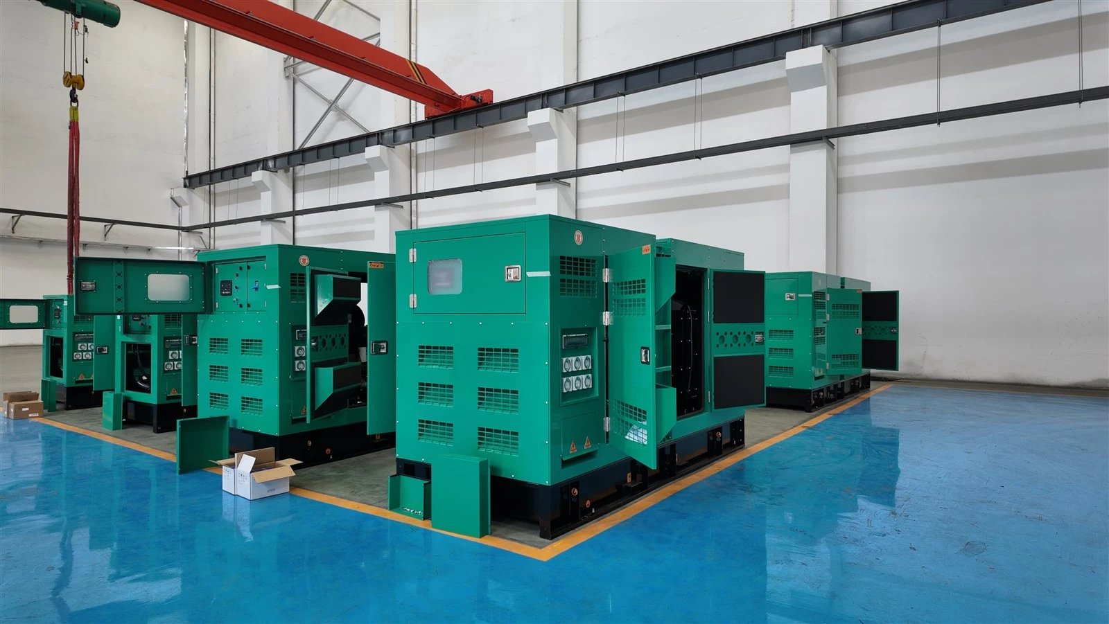 Diesel generator assembly workshop at Jinte Diesel generator assembly workshop at Jinte