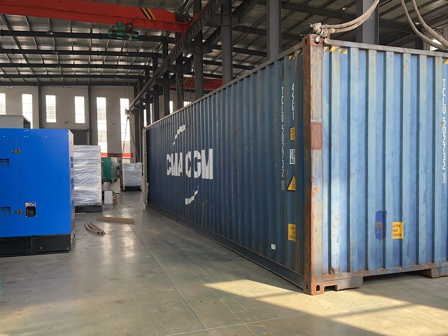Diesel generator assembly area at Taizhou Jinte Diesel generator assembly area at Taizhou Jinte